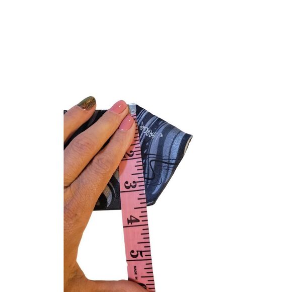 J Garcia 'Riptide'  Neck Tie‎ Mens Black Gray Abstract Collectors Edition Silk - Picture 12 of 13